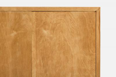 American Designer Cabinet with Maple and Metal 1950s