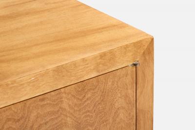 American Designer Cabinet with Maple and Metal 1950s