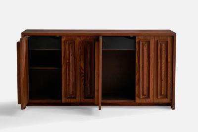 American Designer Cabinet with Pine and Walnut USA 1950s