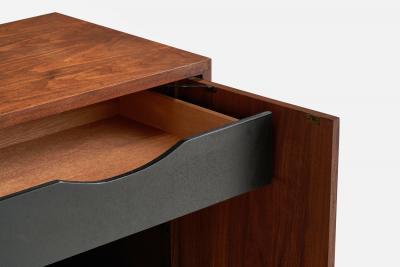 American Designer Cabinet with Pine and Walnut USA 1950s