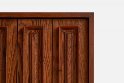 American Designer Cabinet with Pine and Walnut USA 1950s