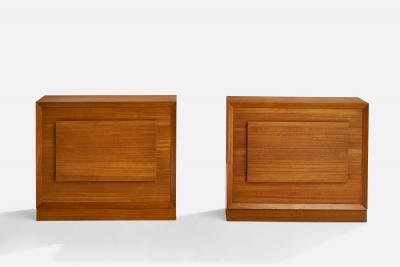 American Designer Chests of Drawers in Walnut USA 1940s