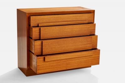 American Designer Chests of Drawers in Walnut USA 1940s