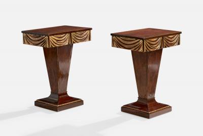 American Designer Nightstands in Wood USA 1940s
