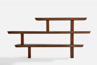 American Designer Shelf in Walnut USA 1950s