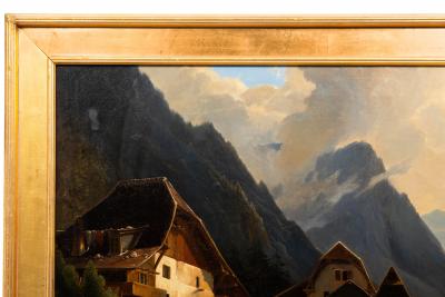 An Expansive Alpine Landscape 19th Century