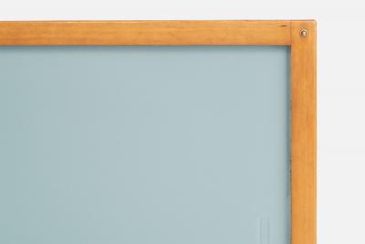 Andre Sornay Cabinet with Walnut and Glass France 1960s