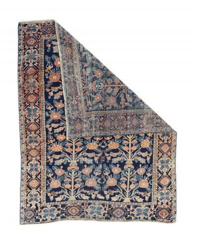Antique Afshar Rug 3 11 x 5 0 