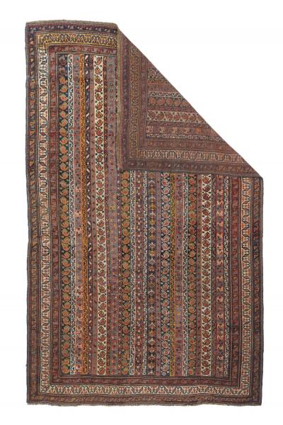 Antique Afshar Rug 4 0 x 6 2 
