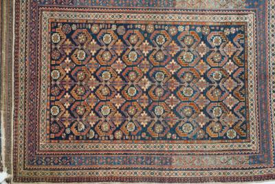 Antique Afshar Rug 4 1 x 6 3 