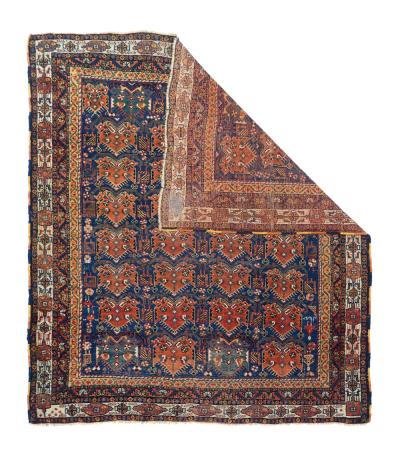 Antique Afshar Rug 4 2 x 4 10 