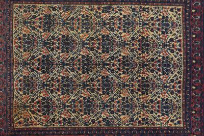 Antique Afshar Rug 5 0 x 6 4 