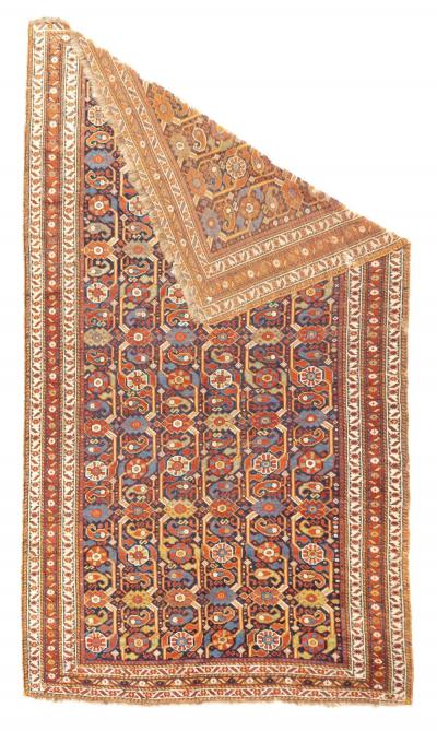 Antique Afshar Rug 5 0 x 8 11 