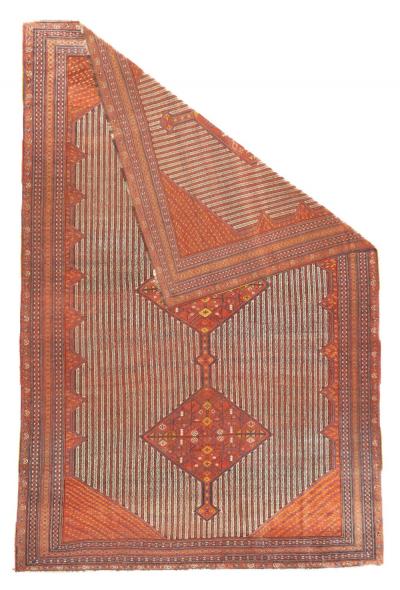 Antique Afshar Rug 7 3 x 10 11 