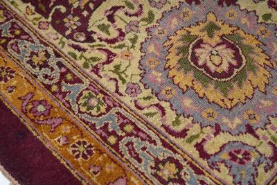 Antique Agra Rug 12 0 x 16 6 circa 1880
