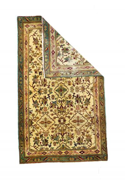 Antique Agra Rug 4 0 x 6 9 