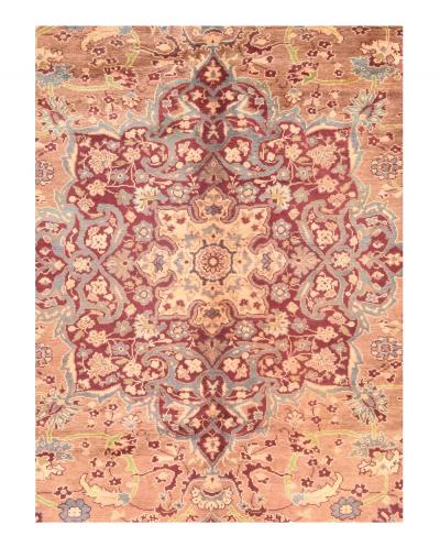 Antique Agra Rug 9 11 x 11 8 circa 1890