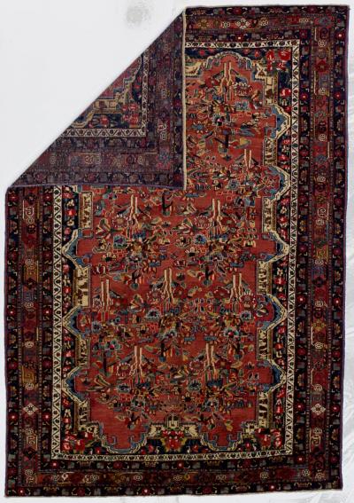 Antique Armenian Weave Rug 4 9 x 6 10 