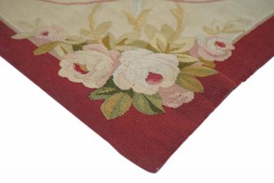 Antique Aubusson Beauvais Rug 5 1 x 6 2 