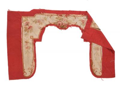 Antique Aubusson Door Hanging 4 4 x 6 10 