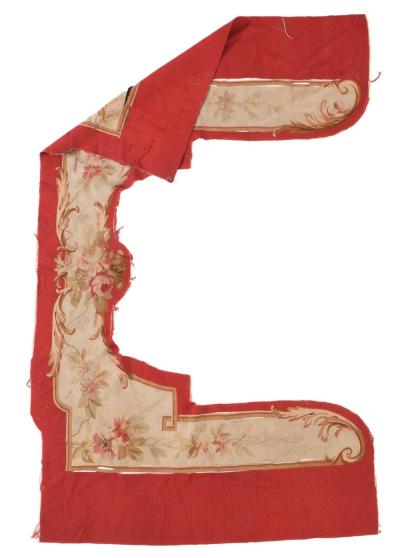 Antique Aubusson Door Hanging 4 4 x 6 10 