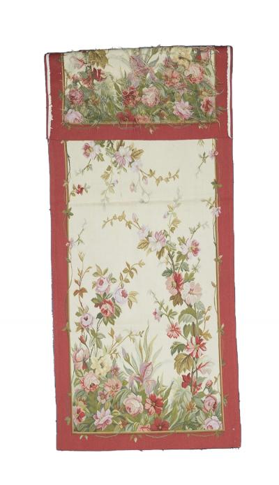 Antique Aubusson Rug 30 x 60 