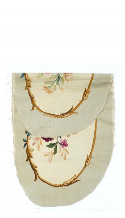 Antique Aubusson Tapestry 26 x 50