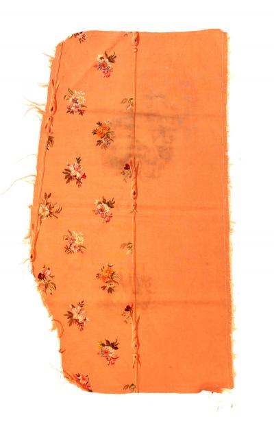 Antique Aubusson Tapestry Cover Seat Pair 1 of pair 25 x 46