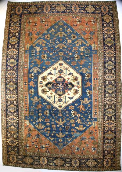 Antique Bakhshayesh Rug 13 0 x 18 9 