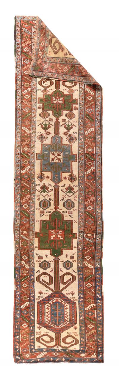 Antique Bakhshayesh Rug 34 x 140