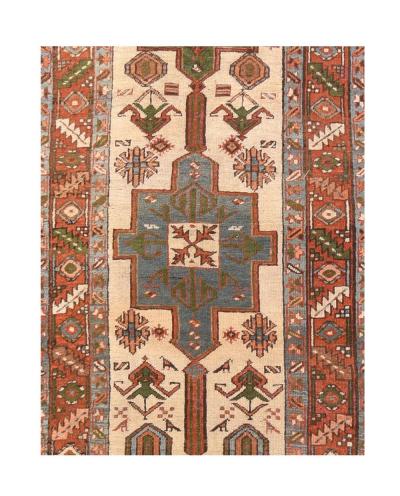 Antique Bakhshayesh Rug 34 x 140