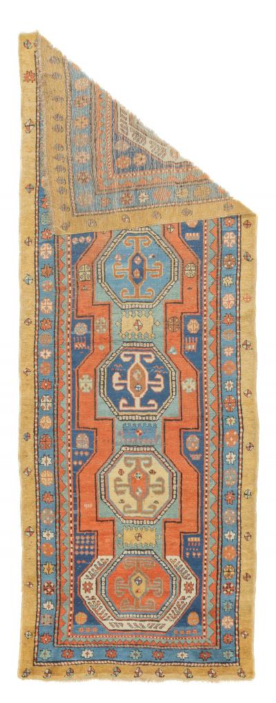 Antique Bakhshayesh Rug 38 x 103