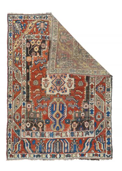 Antique Bakhtiari Rug 57 x 78