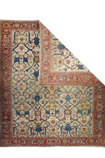 Antique Bakshayesh Rug 11 10 x 14 4 
