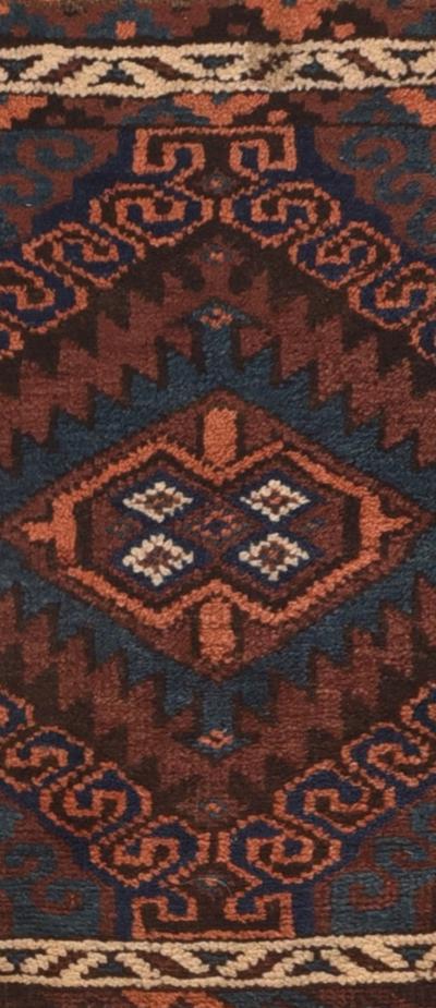 Antique Balouch Back Face 22 x 27