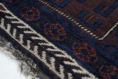 Antique Balouch Rug 24 x 29