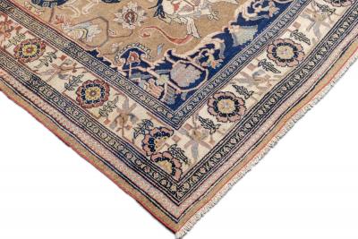 Antique Bibikabad Rug 4 2 x 6 5 