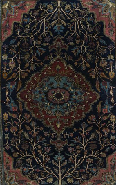 Antique Bidjar Halvaie Rug 5 2 x 7 0 