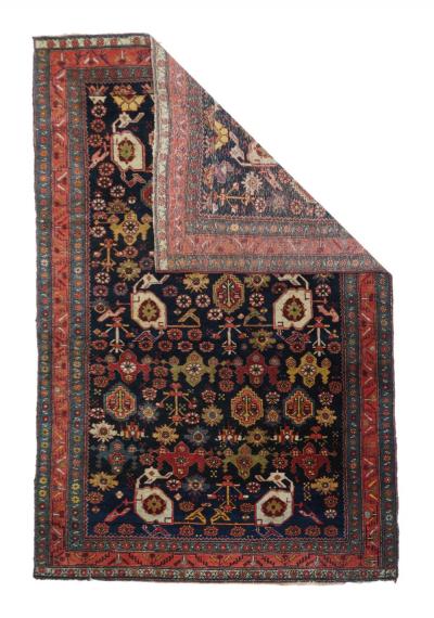 Antique Bidjar Rug 4 2 x 6 6 