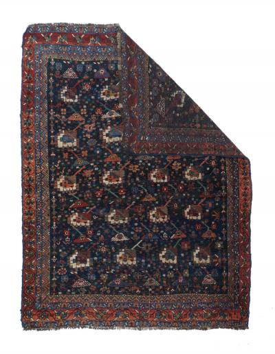 Antique Bidjar Rug 4 3 x 5 6 