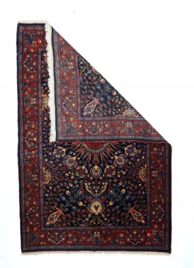 Antique Bidjar Rug 4 6 x 6 8 