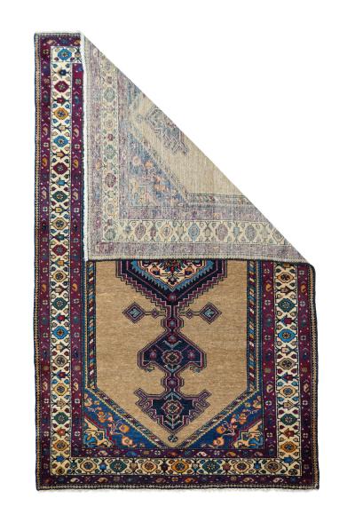 Antique Bidjar Rug 4 6 x 7 3 