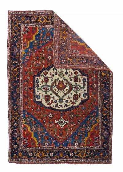 Antique Bidjar Rug 4 8 x 6 9 