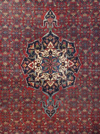 Antique Bidjar Rug 9 0 x 12 1 