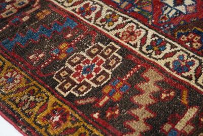 Antique Bidjar Runner 3 7 x 9 2 