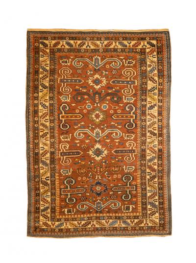 Antique Cacasian Perpedil Rug 34 x 49 