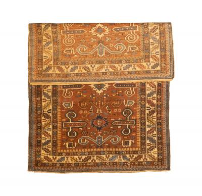 Antique Cacasian Perpedil Rug 34 x 49 