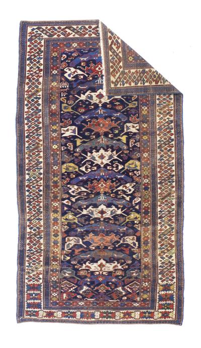 Antique Caucasian Bijov Rug 310 x 76 
