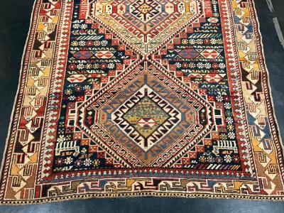 Antique Caucasian Karakashli Rug 3 x 8 x 6 x 3 
