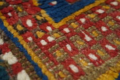 Antique Caucasian Kazak Borcholo Rug 4 9 x 6 3 